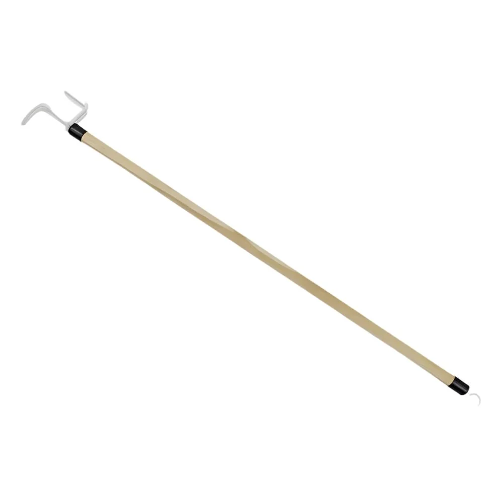 Bastone per vestirsi | Bastone con 3 ganci | Accessori per disabili | Legno | Mobiclinic