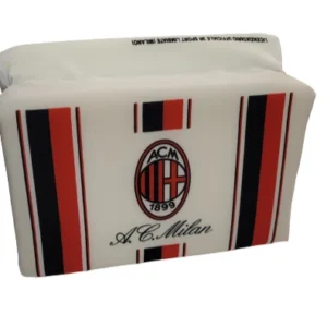 Cuscino da stadio bianco Milan