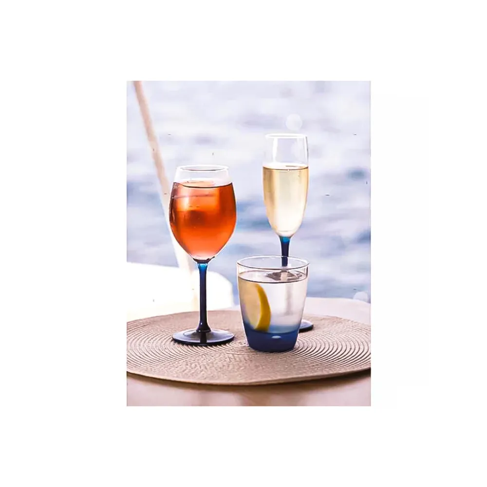 SET CALICI VINO ECOZEN BLU