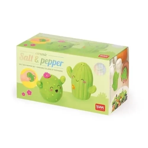 Set Sale e Pepe Ceramica - Salt & Pepper - Cactus Legami