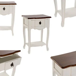 Tavolino 47,5x36x68 bianco mb-177684