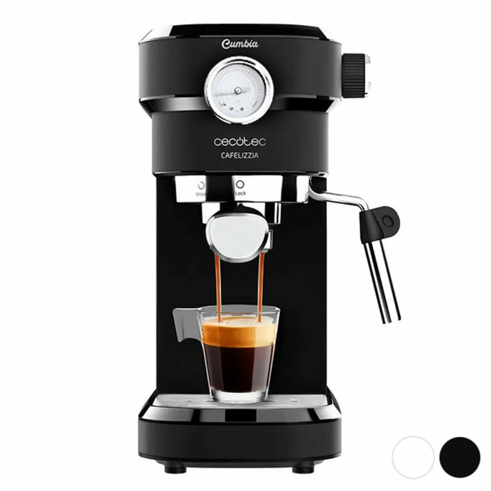 Caffettiera Express Leva Cecotec Cafelizzia 790 Nero puro Pro 1,2 L 20 bar 1350W 1,2 L