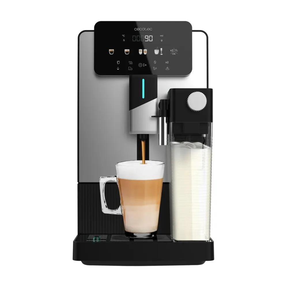 Caffettiera superautomatica Cecotec Cremmaet Latte 1300 W 1500 W Argentato 19 bar