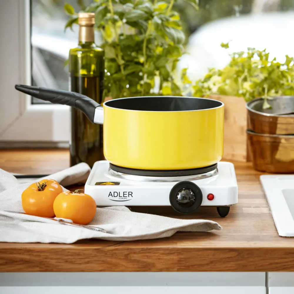Adler AD 6503 Individuale Electric Stove Hot Plate Hob 1500W Adjustable Temperature Mini Stove
