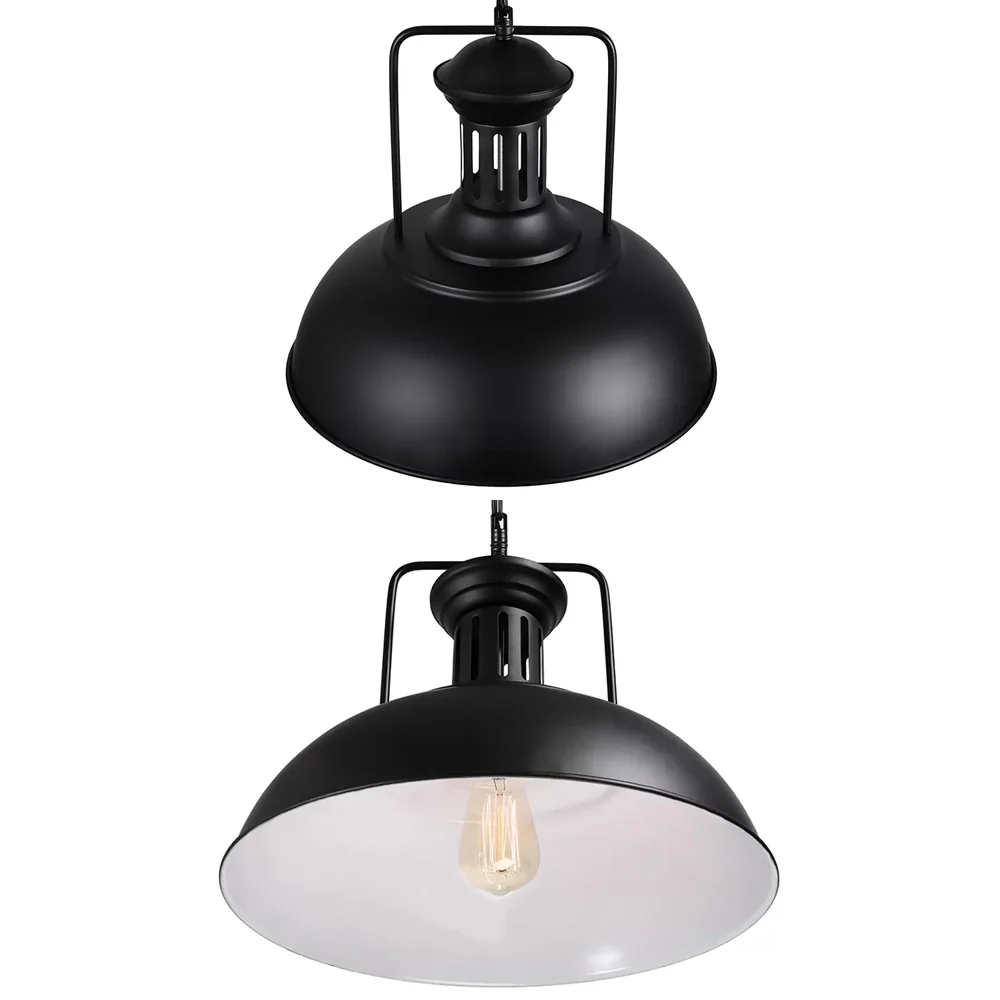 Lampadario sospensione metallo con diametro da 13"/14"/16" Lampadario sospensione sospensione per sala da pranzo, elegante...