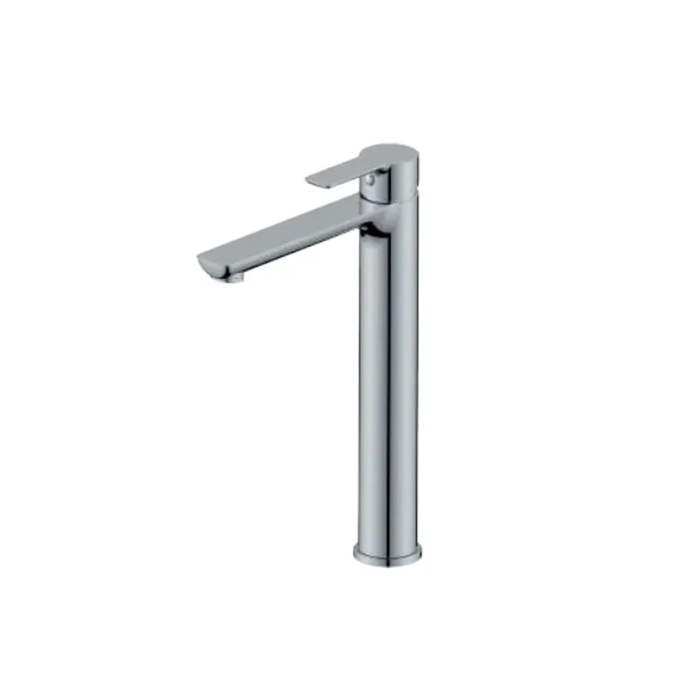 Miscelatore monocomando lavabo elevato RubiFlux serie Zea - Cromo