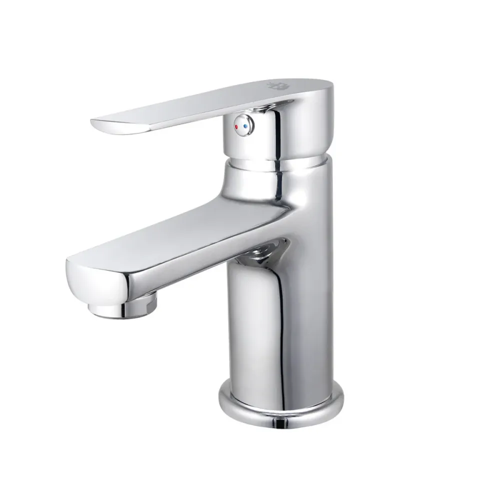 Miscelatore monocomando lavabo RubiFlux con piletta di scarico 1"1/4 serie Margaret - Cromo con Filtro Permanente