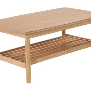 Certificato UTZ Tavolino da caffè legno trasparente 100 x 55 cm TULARE