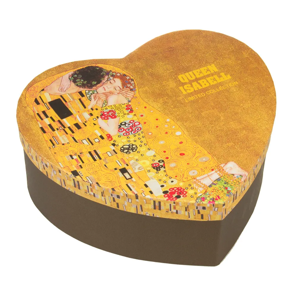 Espresso Gustav Klimt Porcelain Cup Set Teaspoons con Sistema Antigoccia