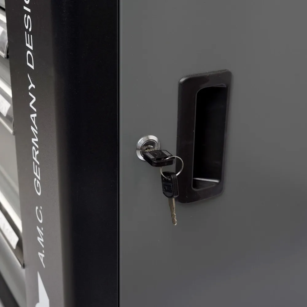 AMC Carrello porta attrezzi completo di utensili 6 cassetti con organizer completo di 1000 utensili