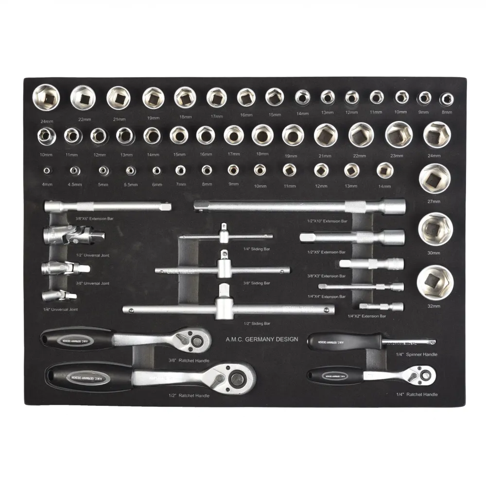 AMC Carrello porta attrezzi completo di utensili 6 cassetti con organizer completo di 1000 utensili