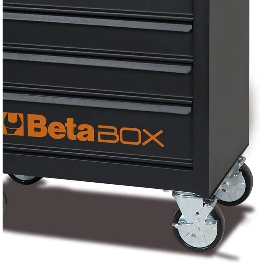 Beta Carrello Cassettiera Portautensili Acciaio Con 6 Cassetti E Serratura Bloccaggio Colore Grigio Antracite
