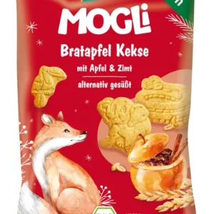 Biscotti di mele al forno con cannella, Bio-Demeter, 50 g - Mogli (Saisonprodukt)