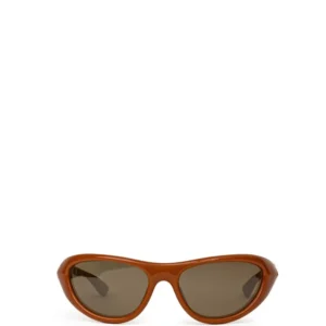 Bottega Veneta Occhiali da Sole Acetato Marrone da donna