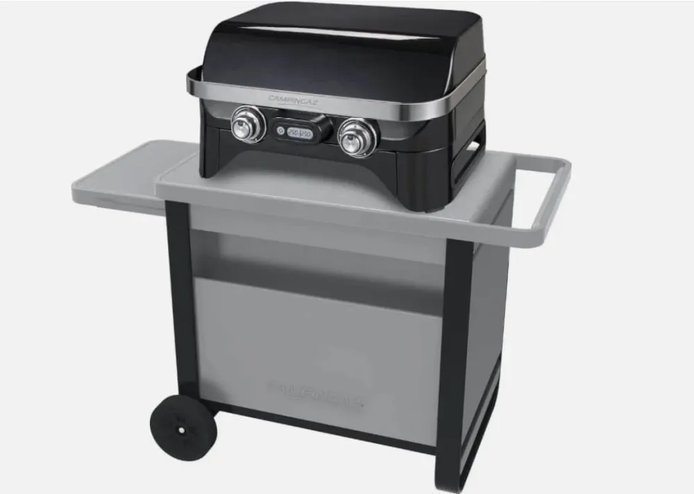 Campingaz Supporto per Barbecue con Ruote Carrello Barbecue 2000036959 Deluxe