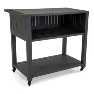 Carrello alluminio colore antracite 102x60xh.90cm