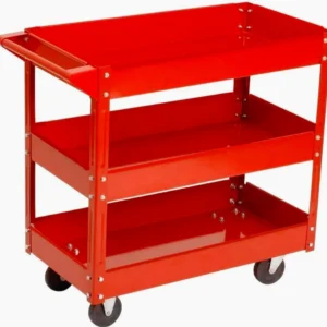 Carrello attrezzi 3 ripiani da officina con ruote