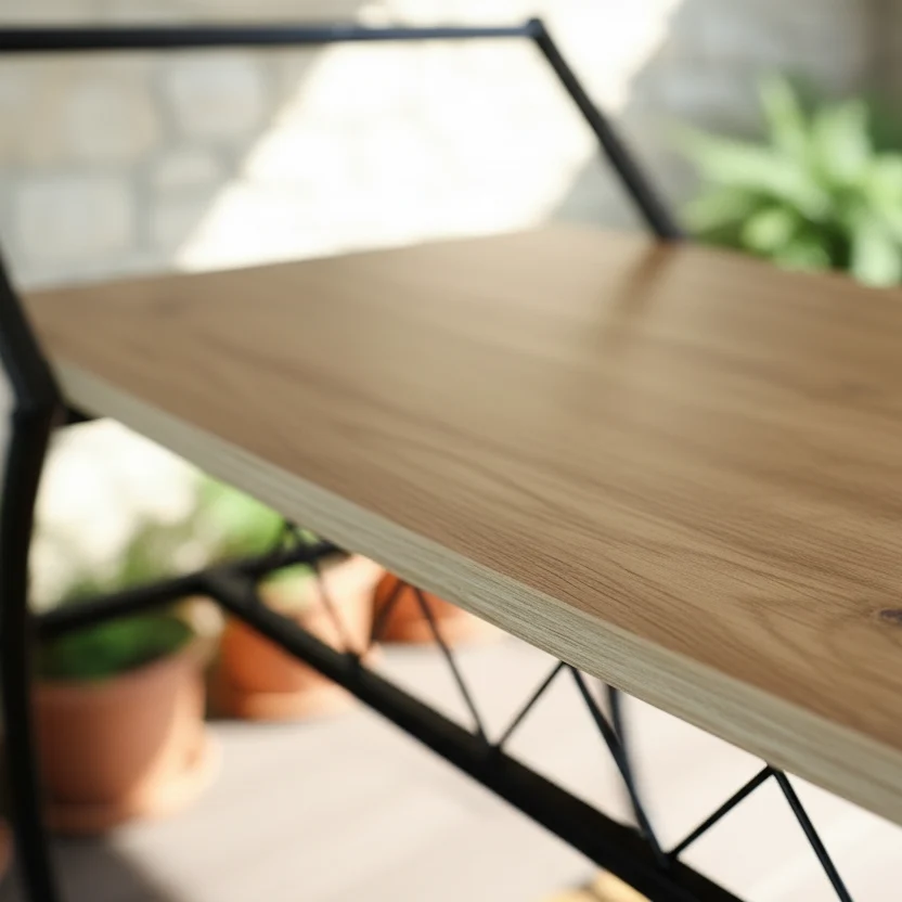 Carrello bar con portabottiglie – 2 ripiani, legno & metallo, con ruote – finitura rovere rustico – KING®