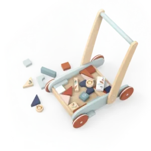 Carrello con cubi