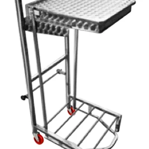 Carrello Inox Portasacco