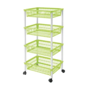 Carrello mito 4 piani colore lime