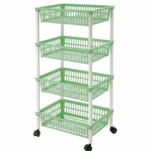 Carrello Mito 4 Piani Con Ruote Cm.40X29X85H. Cm.40X29X85H. Tontarelli