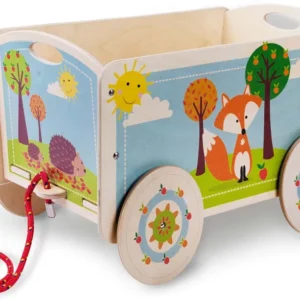Carrello per Bambini - Volpe Portagiochi per Cameretta