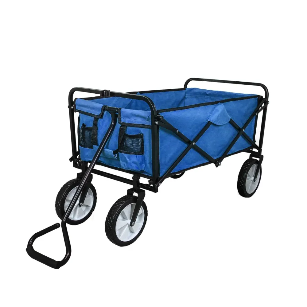 Carrello per Giardinaggio Pieghevole - Blu