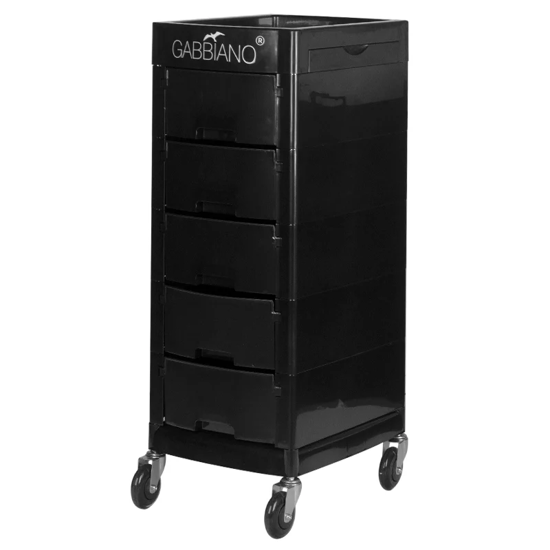 Carrello per parrucchiere Gabbiano FT65- (nero)