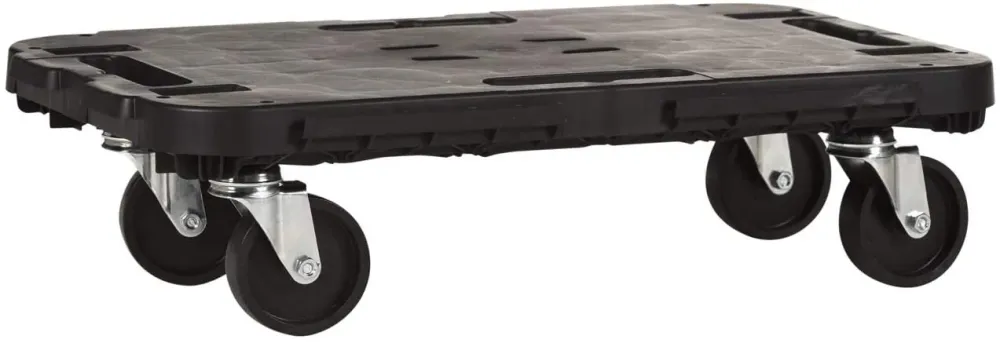 Carrello pianale sottovaso sposta tutto rettangolare con ruote portata Max 300 kg