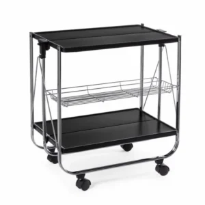 Carrello pieghevole linea jennifer colore nero