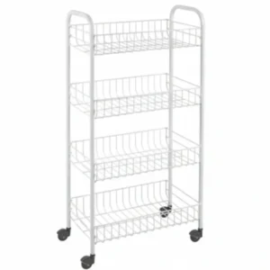 Carrello Pisa 4 Piani Cm.41X23X84 Metaltex