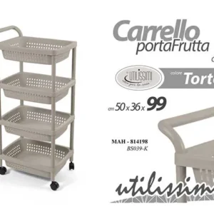 Carrello plastica 50,5x35,5x98 814198