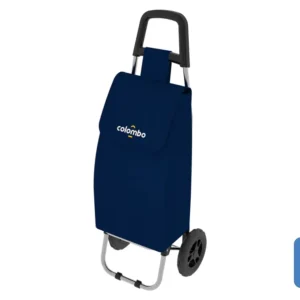 Carrello Porta Spesa Pieghevole Capienza 40 Litri Acciaio Blu Rolly Colombo
