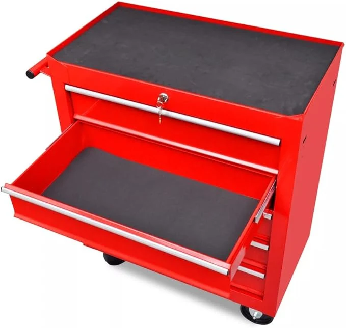 carrello porta utensili con 5 cassetti cm 62x33x75h