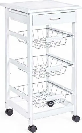 Carrello porta vivande Yes Everyday 0720471 CHEF Small Bianco
