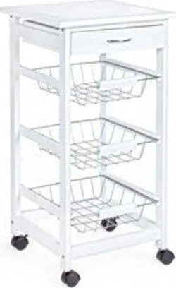 Carrello porta vivande Yes Everyday 0720471 CHEF Small Bianco