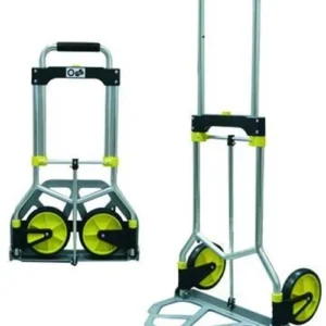 CARRELLO PORTACASSE PIEGHEVOLE ALLUMINIO PORTATA KG.8 cm.49x44x108h. - 0