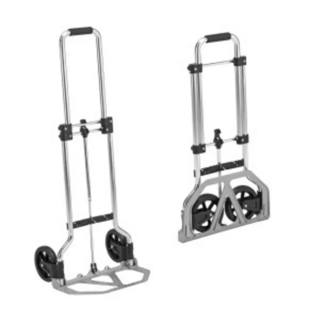 Carrello Portapacchi Pieghevole Alluminio (Fino 75 kg. di Peso) - Maniglia Ergonomica