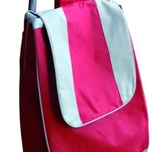 Carrello portaspesa Vigor Shopping rosso/grigio