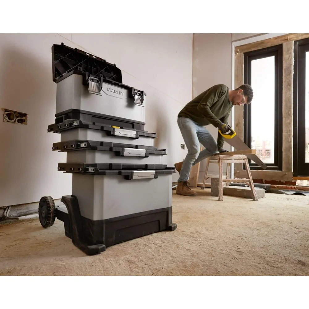 Carrello portautensili Fat Max Stanley 1-95-622 metallo e polipropilene grigio