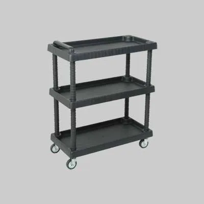 Carrello Portautensili Plastica 3 Ripiani Cm 75X37,5X92H