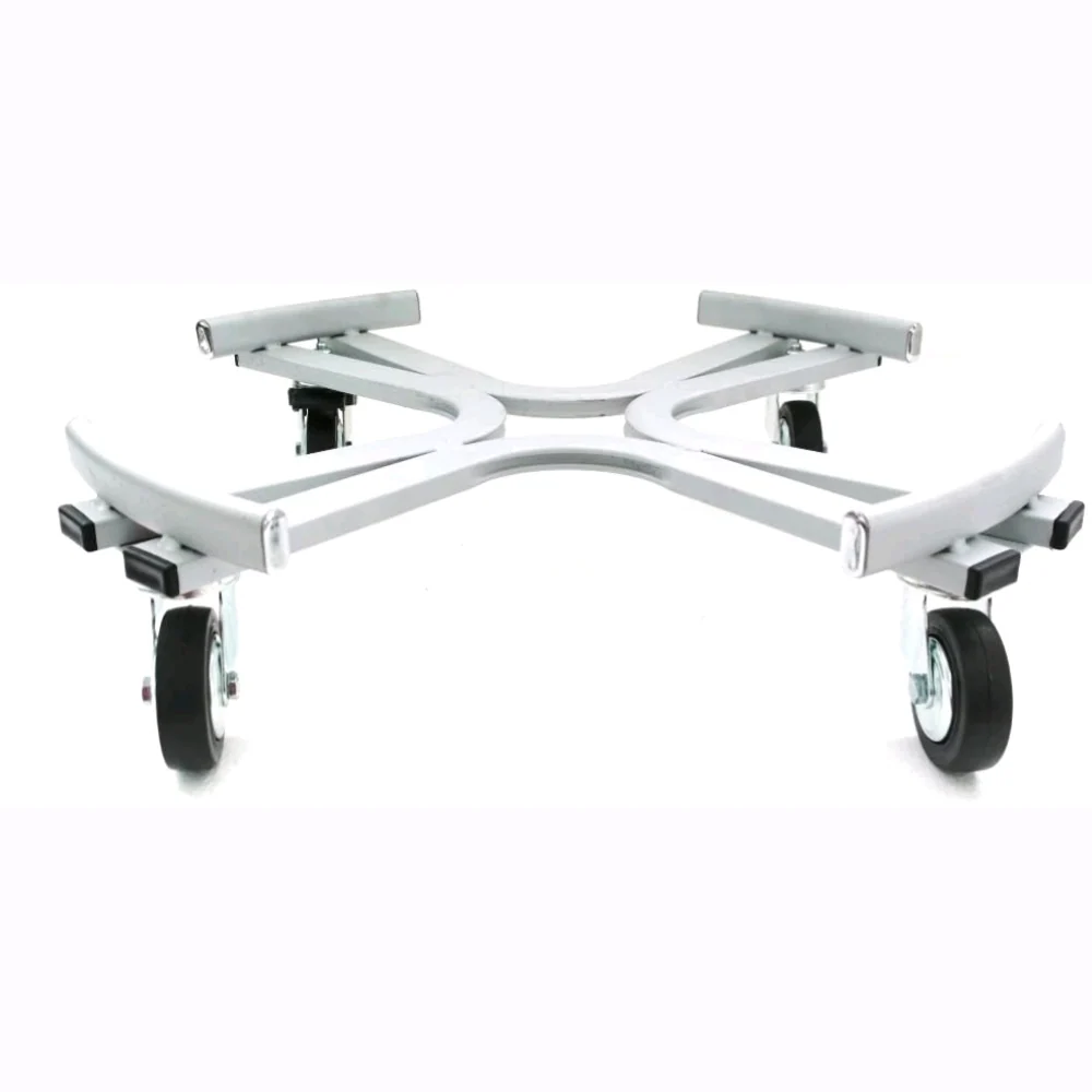Carrello Portavaso Ruote industriali con freno 55 cm Alluminio Portata 200 Kg