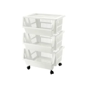 Carrello portaverdure unico 1 bianco