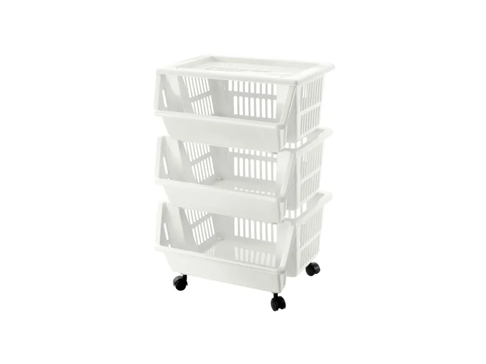 Carrello portaverdure unico 1 bianco