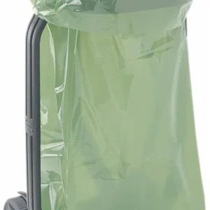 Carrello raccogli erba con due ruote