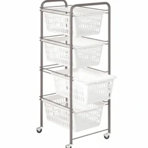 Carrello Siena 4 Piani- - Cm.32X38X86H. - 1 Pezzi Artex