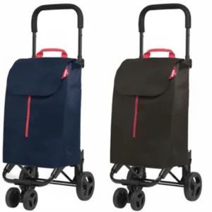 Carrello Spesa 50 Litri Twin 4 Ruote Blu Gimi