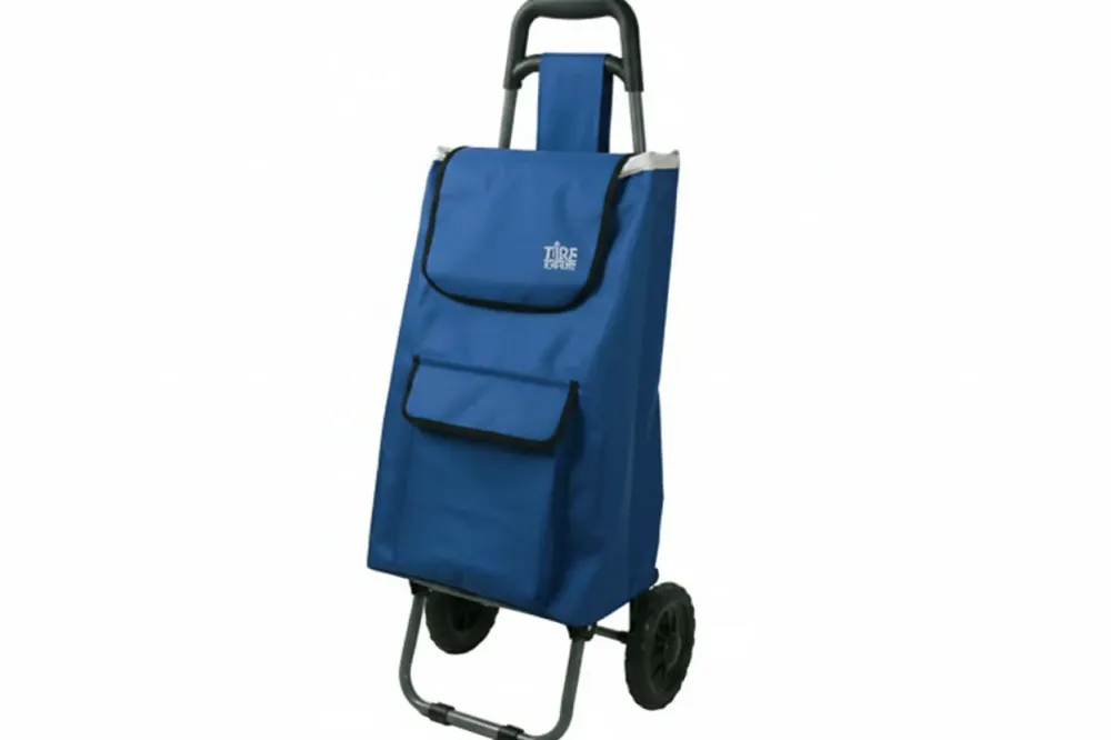 Carrello Spesa Romano Alluminio- - Cm.41X33X100H. - 1 Pezzi Xtra