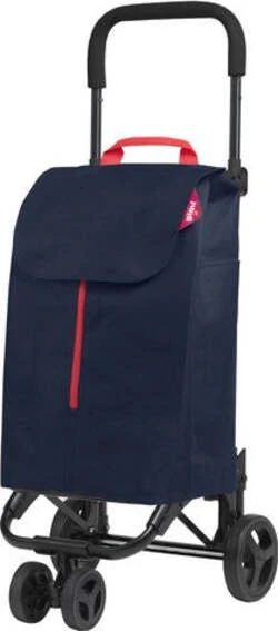 Carrello spesa Twin 4 Ruote Gimi Blu